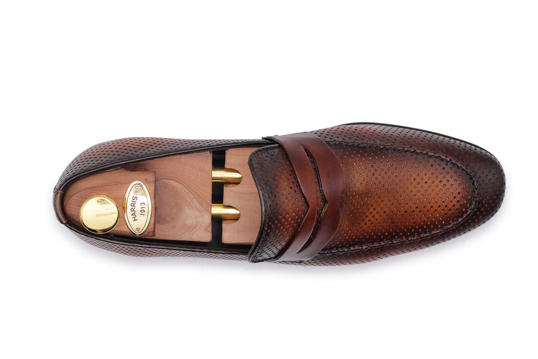 Mocassin en cuir