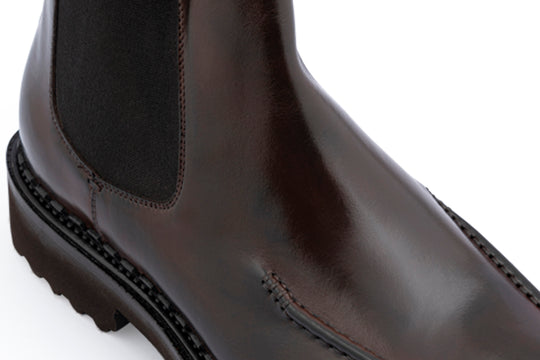 Polacchino en cuir et semelle voyou