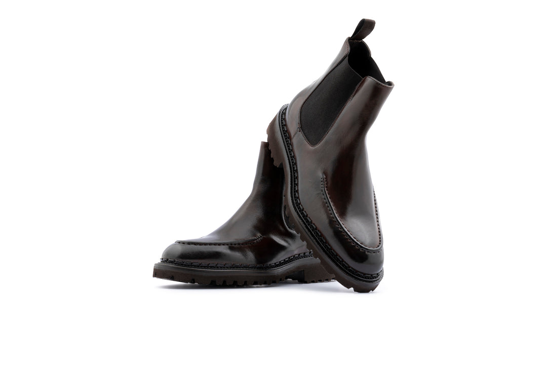 Polacchino en cuir et semelle voyou
