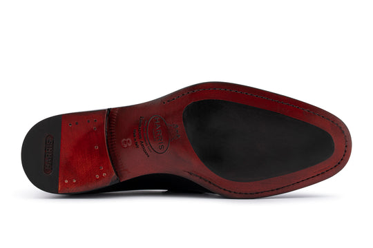 Mocasín de cuero cepillado