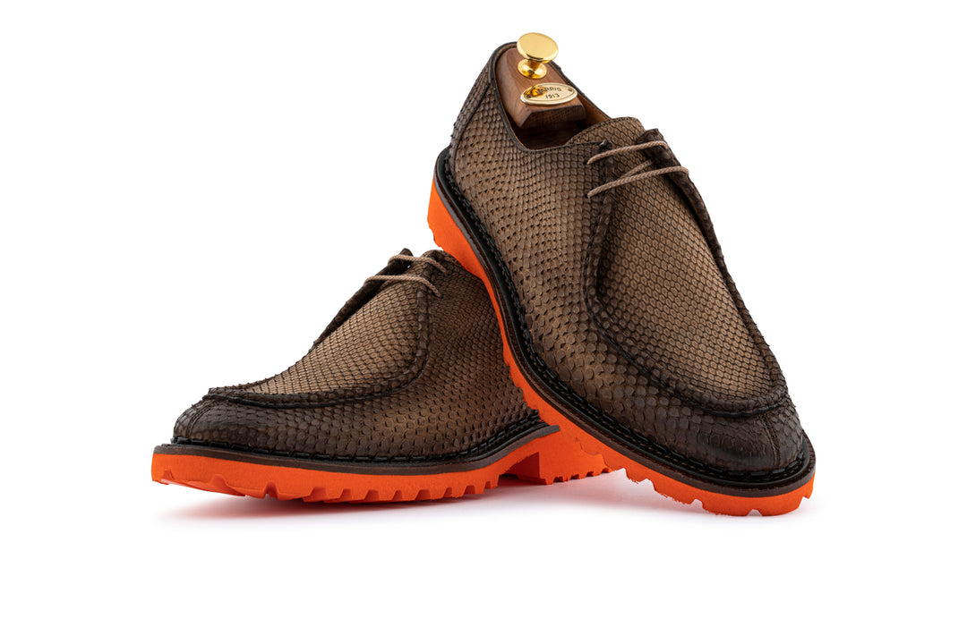 Python string with hand stitching