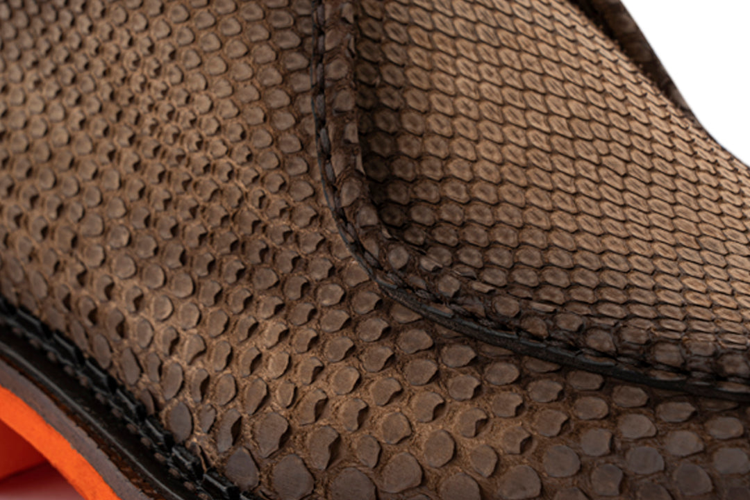 Python string with hand stitching