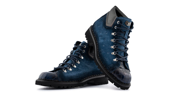 Polacchino in suede leather