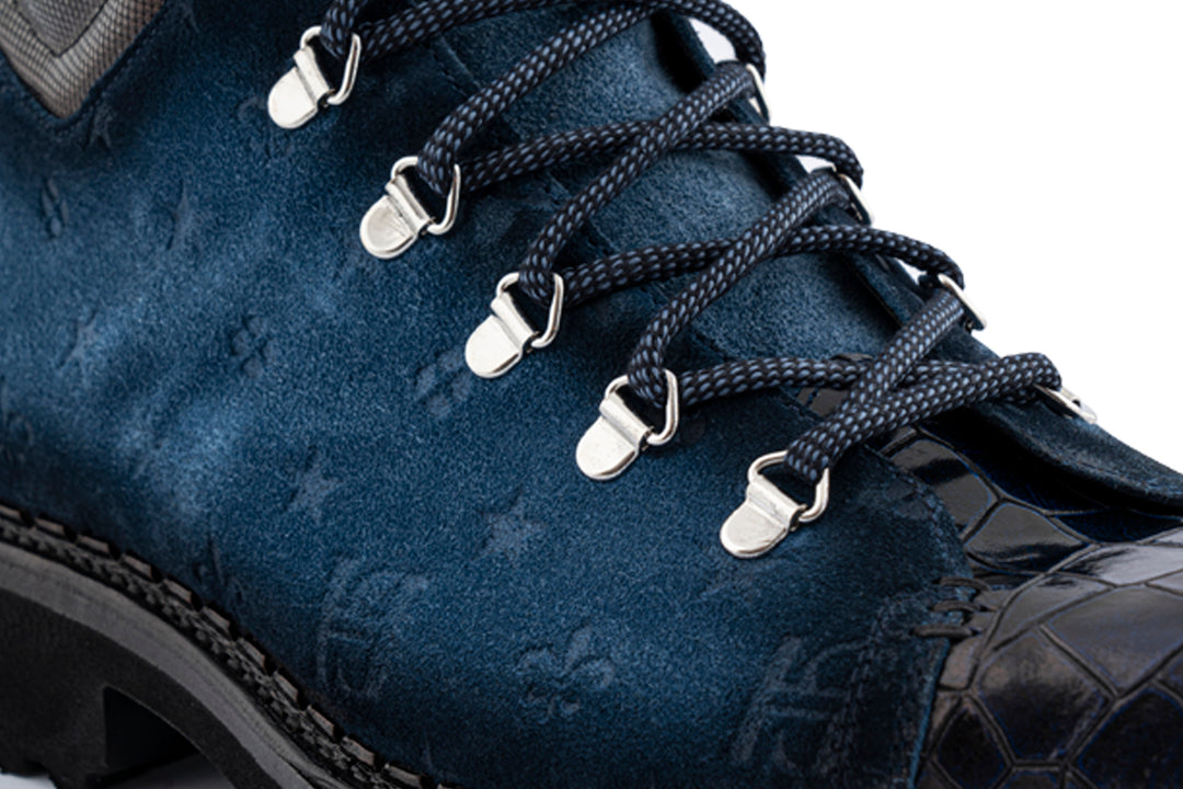 Polacchino in suede leather