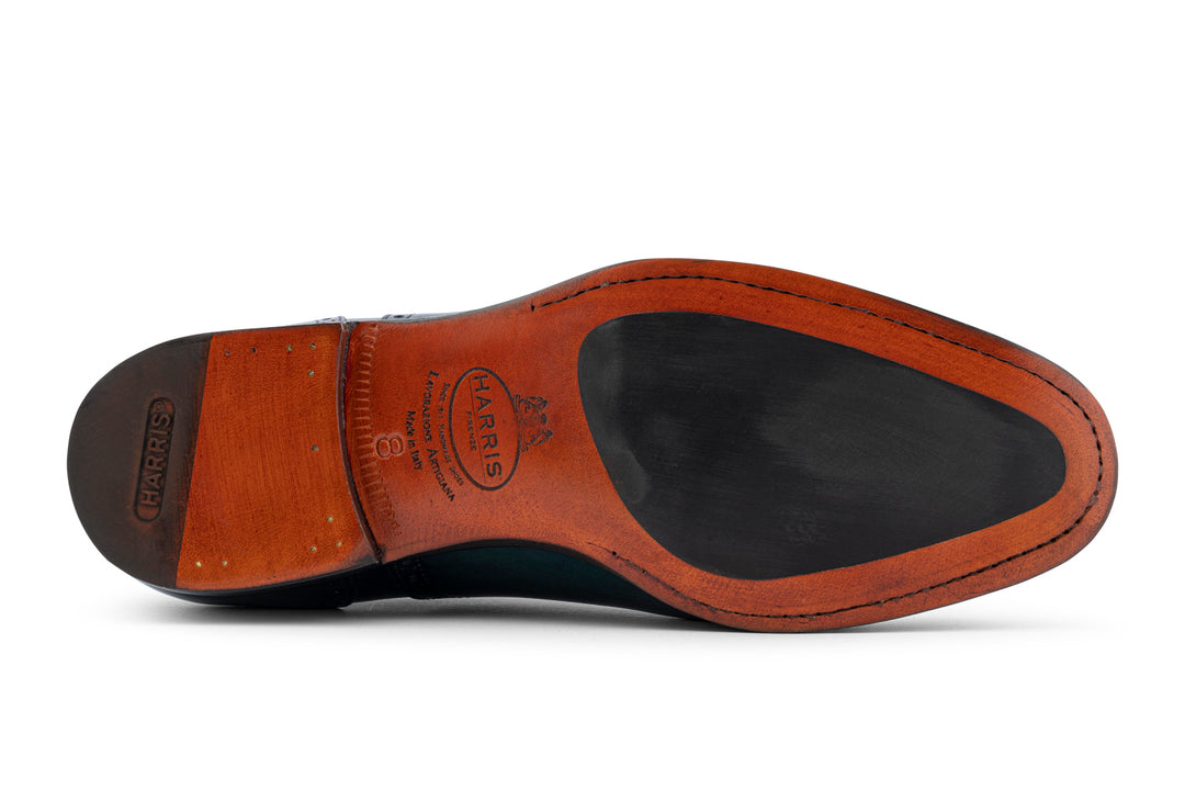 Cuir ombré français français avec des détails de brogue
