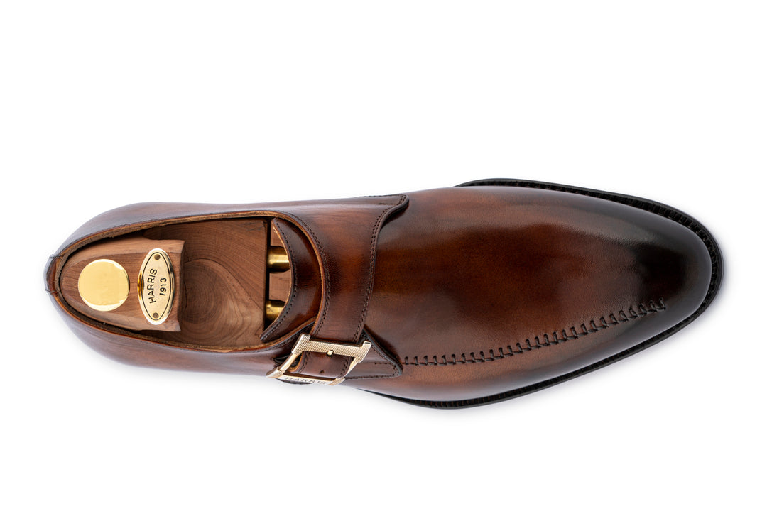 Monofbbbia in hand painted leather with hand stitching