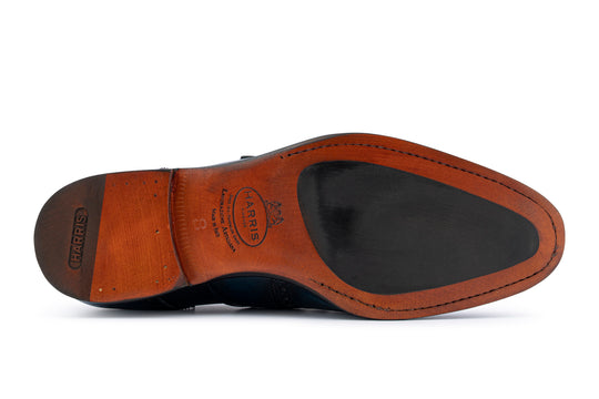 Mocassino con fibbia dipinto a mano