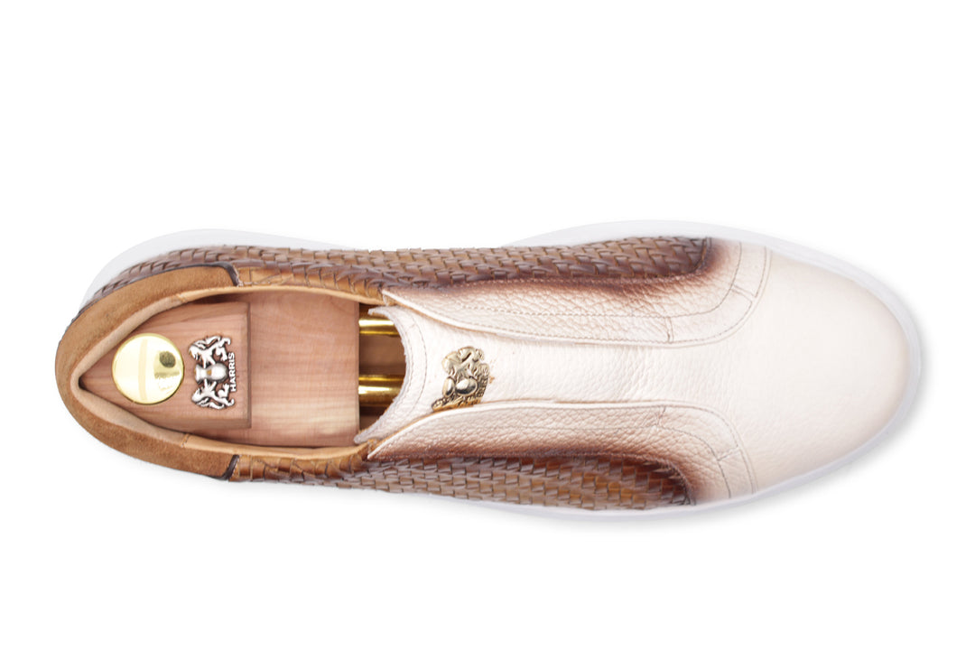 Forklot -Slips in miteinander verflochtenem Leder