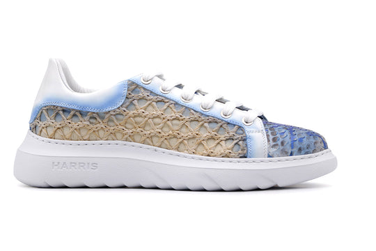 Leder -Turnschuhe