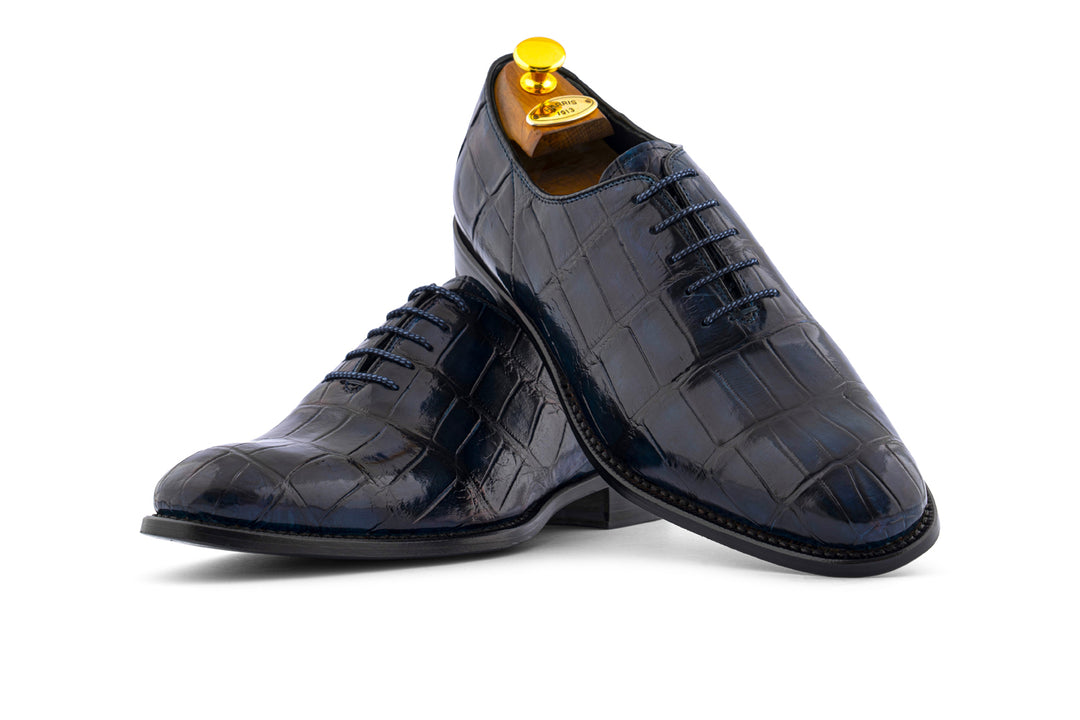 Chaussures à lacets en cuir fin