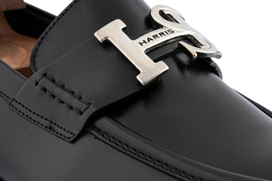 Ledermokassin mit HS-Accessoire