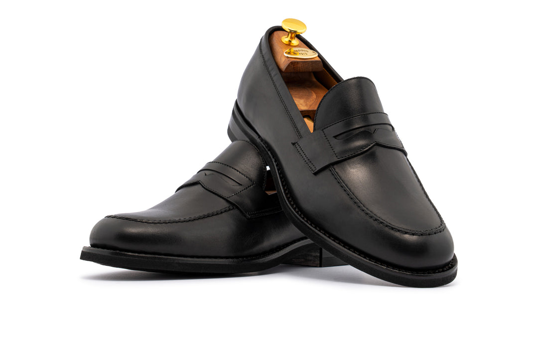 Terni Leather Moccasin – Black