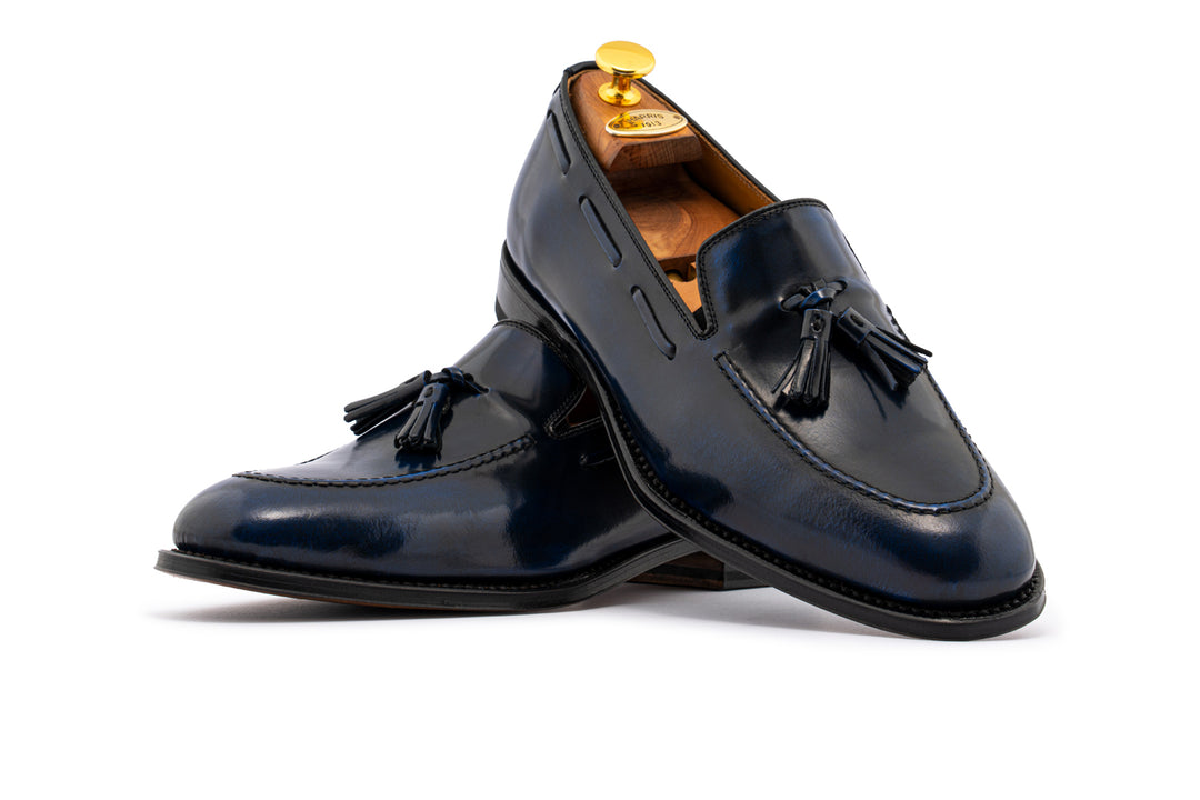 Mokassin 0964 Poliert – Blau