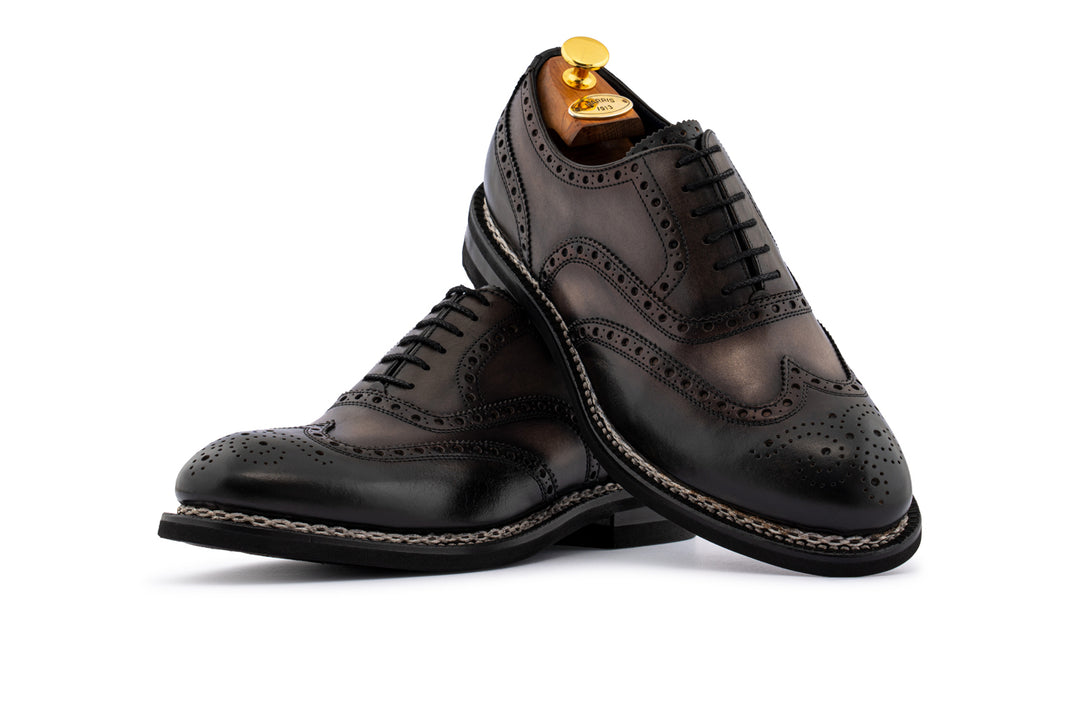 Francesina 9054 – Grigio e Nero