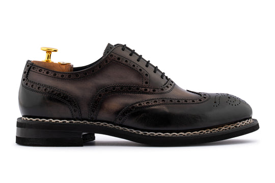 Francesina 9054 – Grigio e Nero
