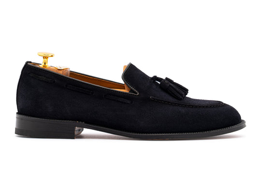 Mocassino con pon pon 0964 – Blu