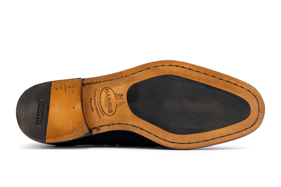 Mocassino con pon pon 0964 – Blu