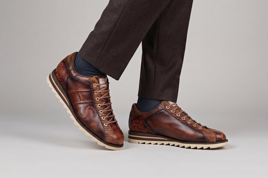 2817 HS Python-Sneaker – Braun