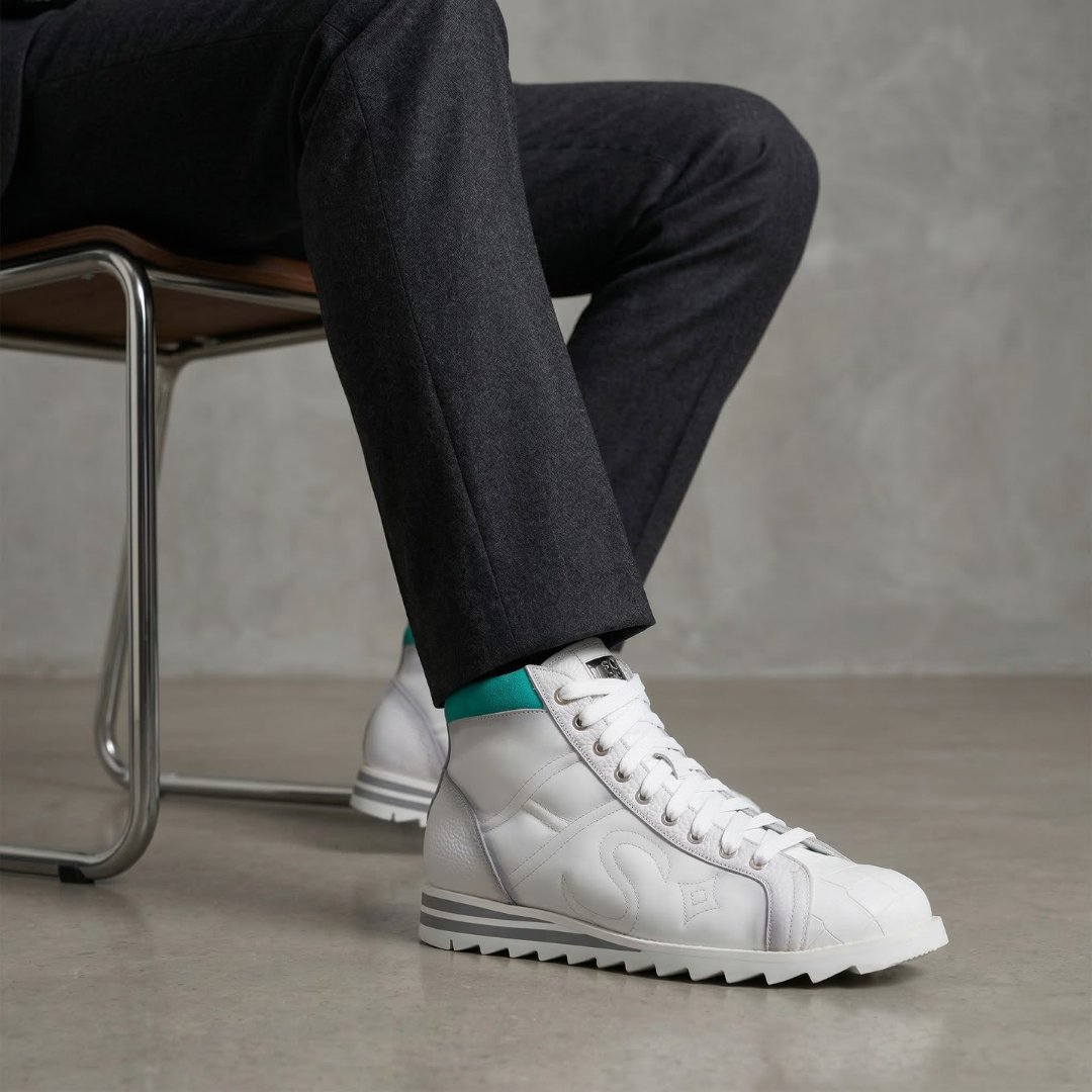 Bottine en cuir souple