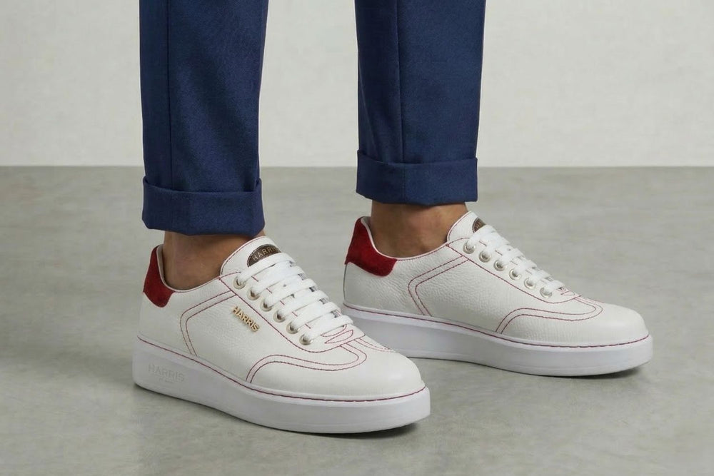 Comfort sneakers with suede details