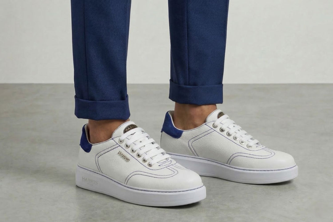 Komfort-Sneaker mit Wildlederdetails