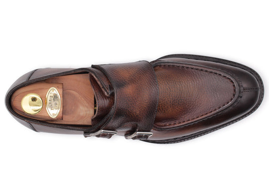 Double leather buckle