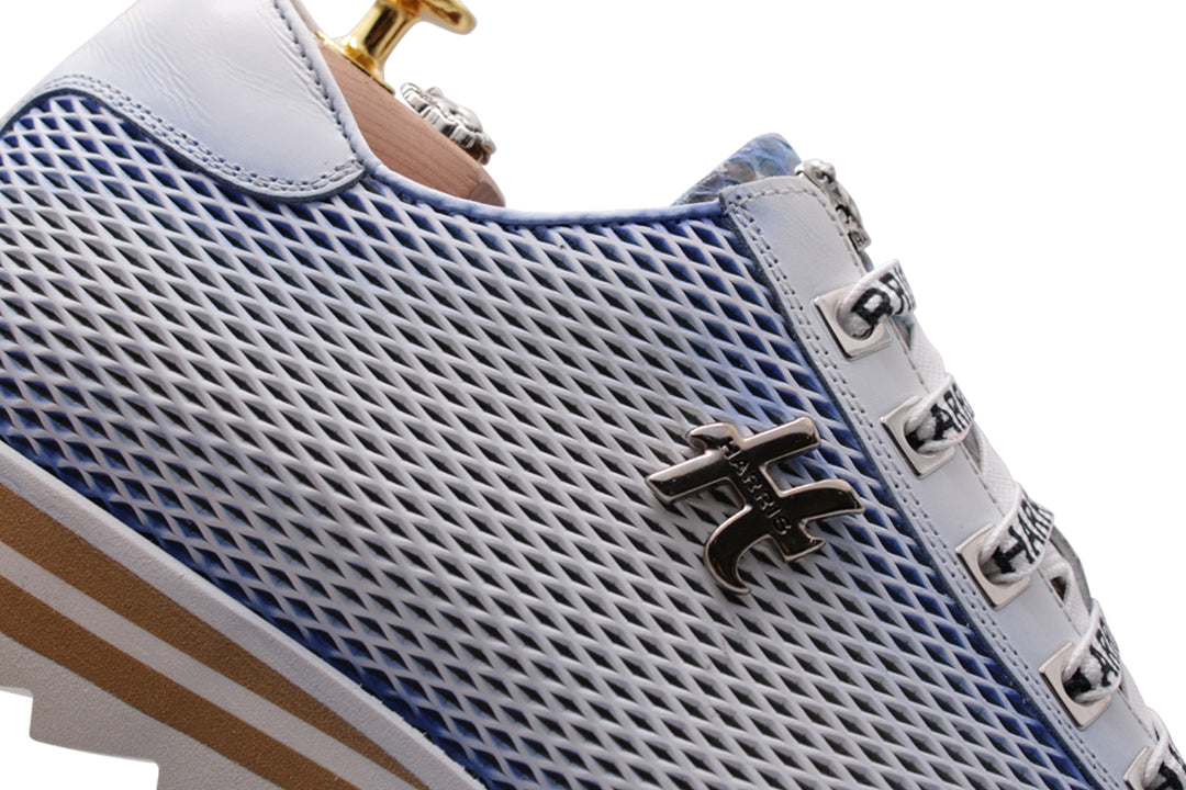 Sneakers with precious leather details