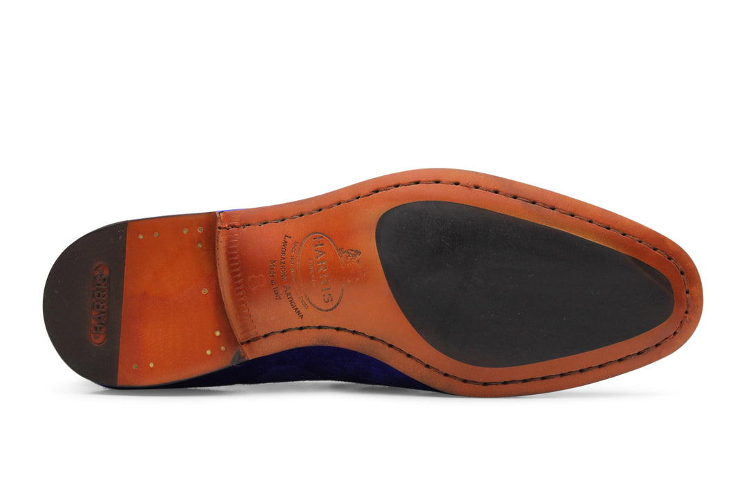 Mocassino in suede con morsetto