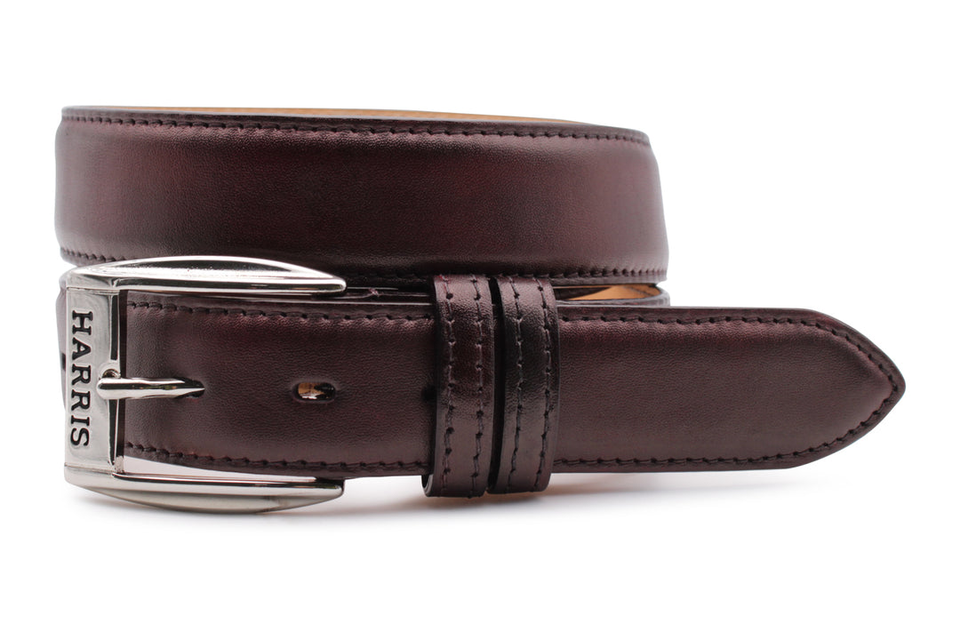 Hand-painted leather belt