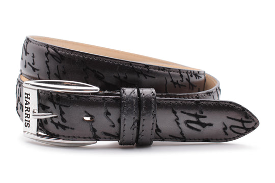 Writer leather belt