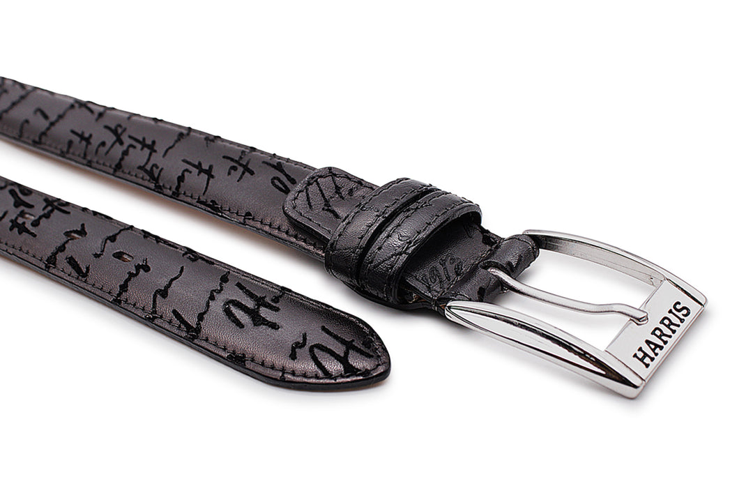 Writer leather belt