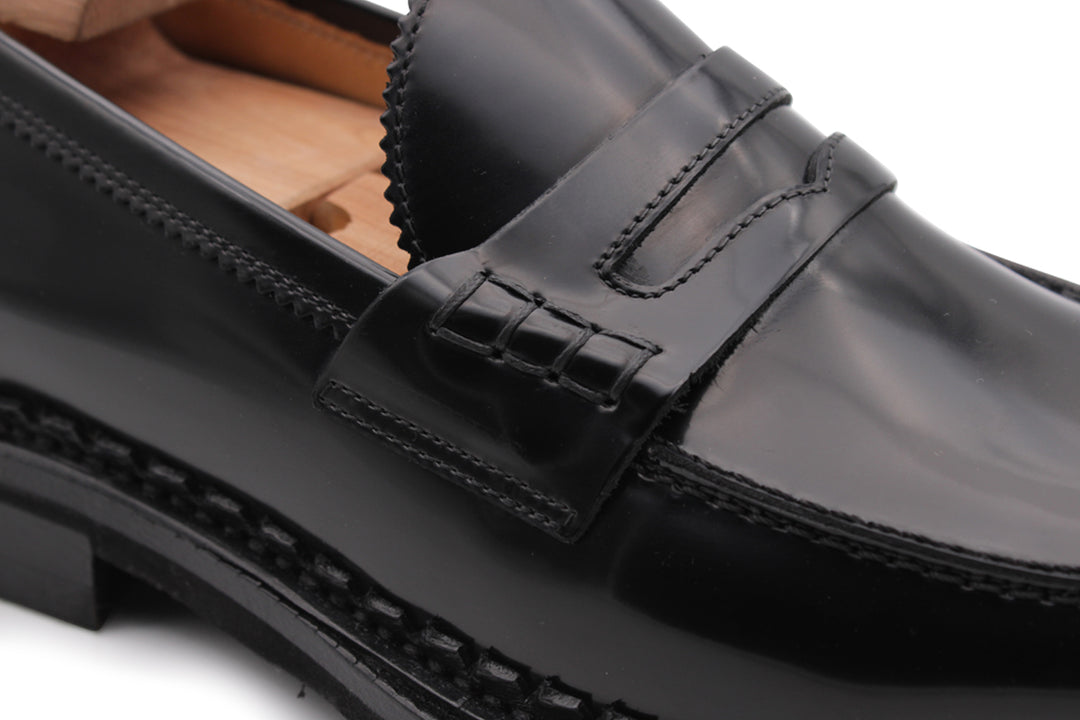 Mocassino in pelle spazzolata