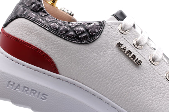 Sneakers in pelle stampata