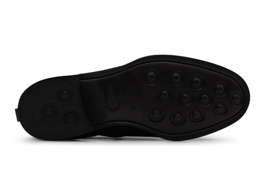 Polacchino in suede Blu con elastico