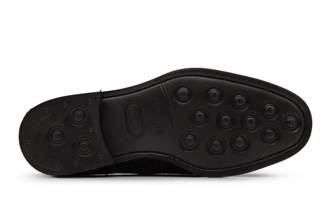 Polacchino in suede Testa di Moro con elastico