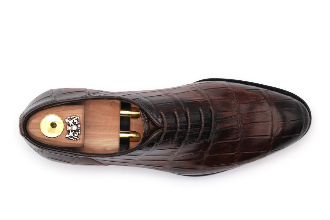 Francesina in pelle di coccodrillo