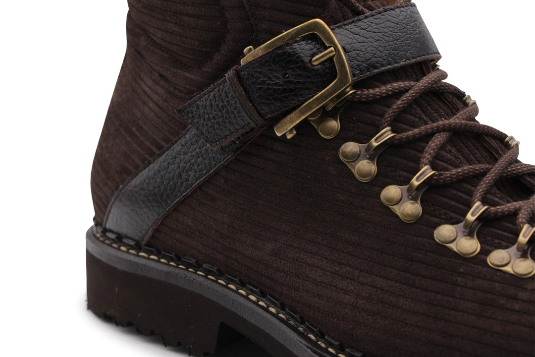 Polacchino in pelle scamosciata