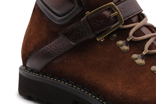 Polacchino in pelle scamosciata