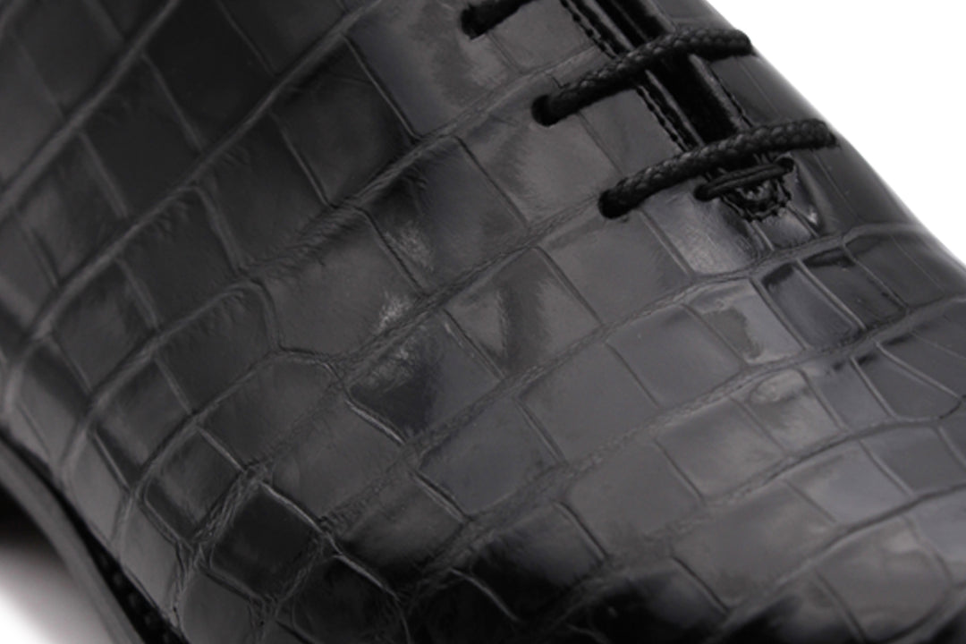 Francesina in pelle di coccodrillo