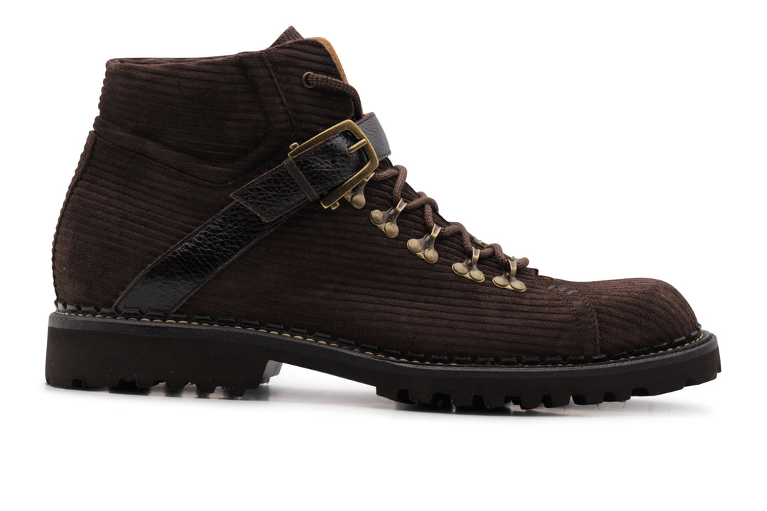 Polacchino in pelle scamosciata