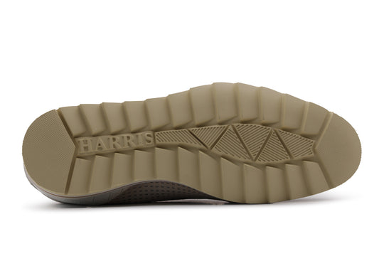 Sneakers in pelle traforata ed effetto coccodrillo