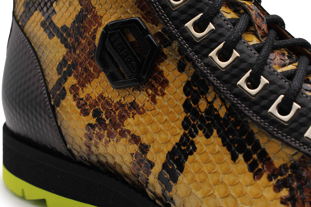 Polacchino in pelle di pitone