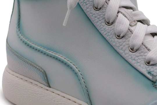 Polacchino in pelle morbida sfumata