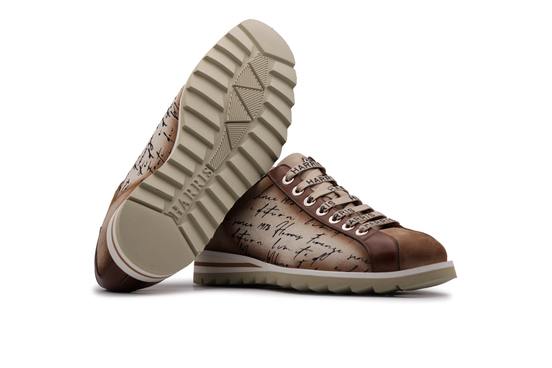 Writer suede sneakers