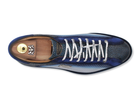 Zapatillas estampadas efecto perforado