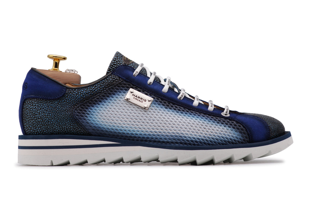 Zapatillas estampadas efecto perforado