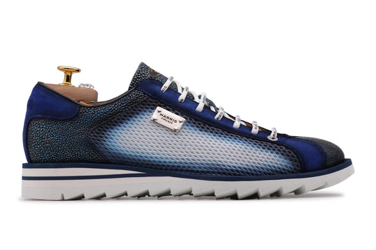 Zapatillas estampadas efecto perforado