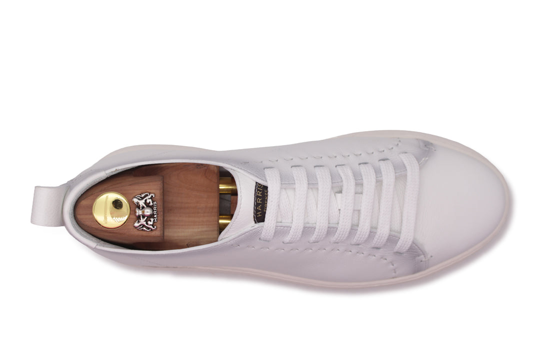 Sneakers in pelle sfumata