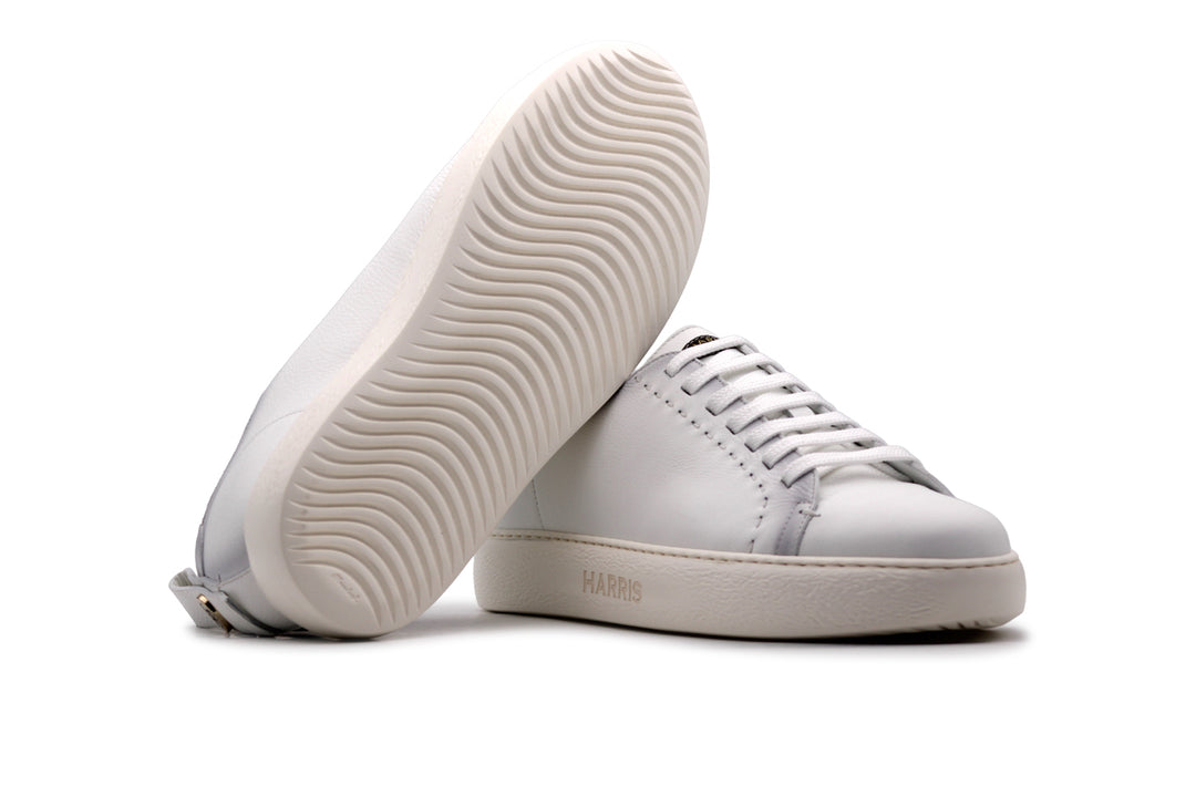 Sneakers in pelle sfumata