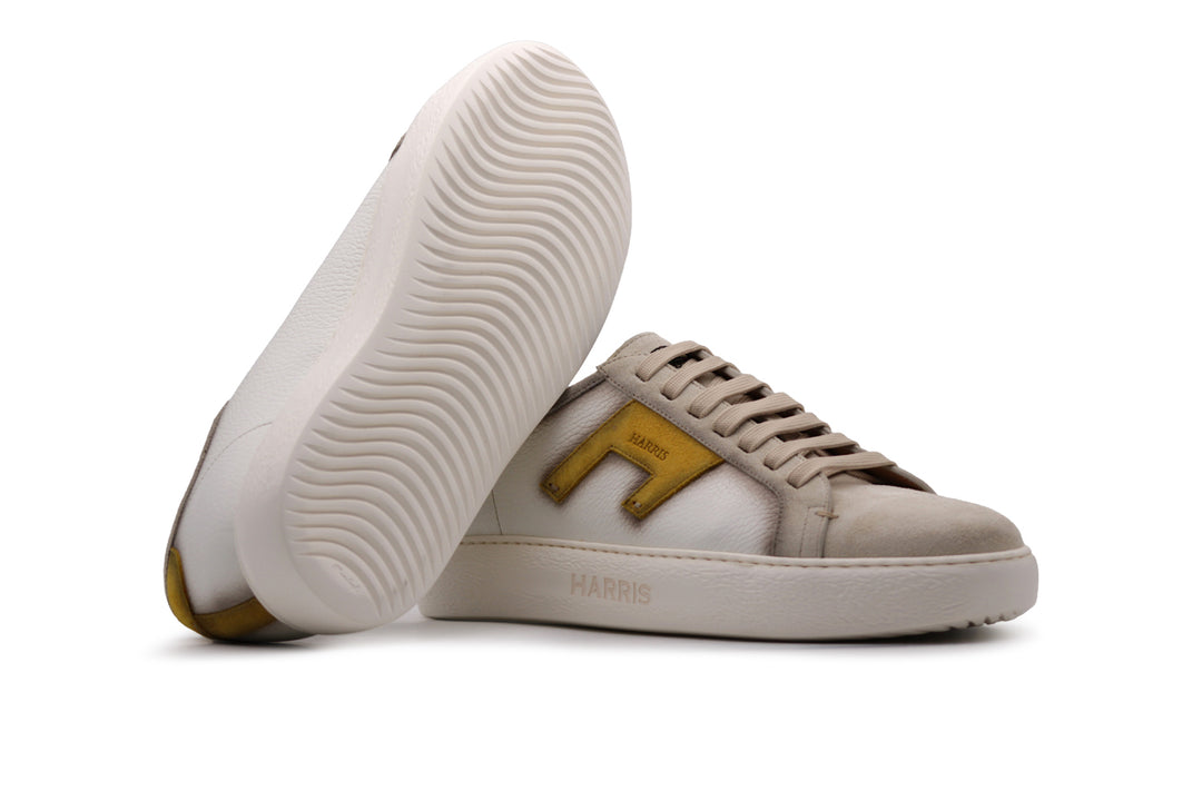Sneakers in pelle e suede